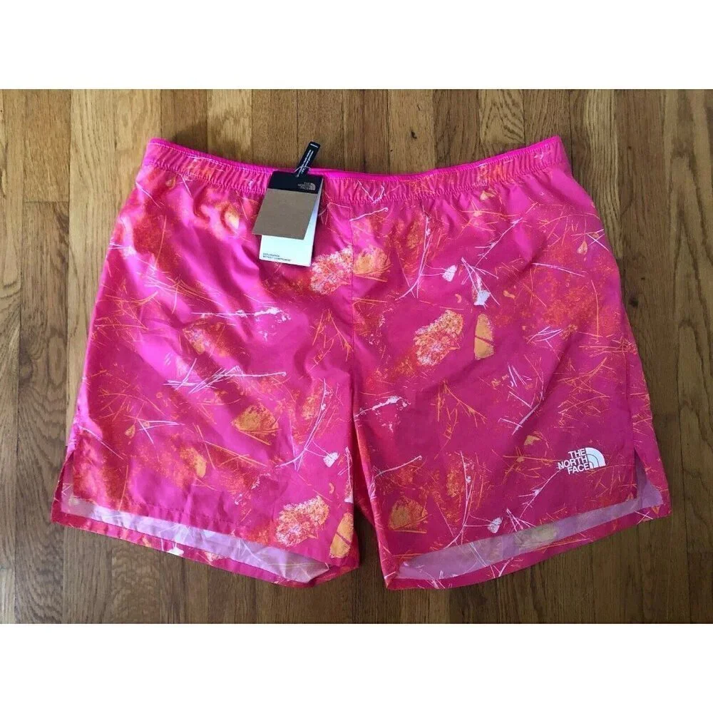 NWT The North Face Mens Size XXL Limitless Run Shorts Pink Orange